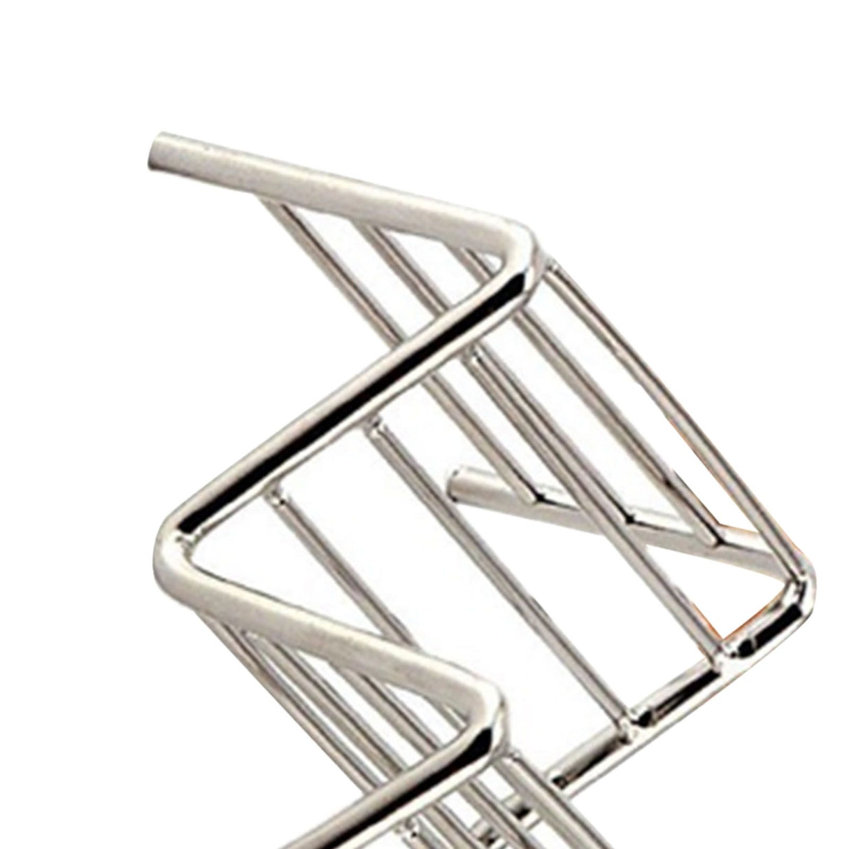 Stainless Steel V Shaped Taco Holder Corn Roll Spring Roll Taco Stand Home Pancake Food Rack 1‑2 Grids 6.3x9.5x4.5cm/2.5x3.7x1.8in