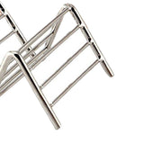Stainless Steel V Shaped Taco Holder Corn Roll Spring Roll Taco Stand Home Pancake Food Rack 1‑2 Grids 6.3x9.5x4.5cm/2.5x3.7x1.8in