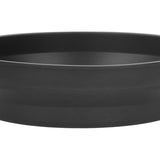 Foldable Fryer Silicone Liner Food Grade High Temperature Resistant Round Fryer Silicone Pot Black Diameter 19CM - Extra Image