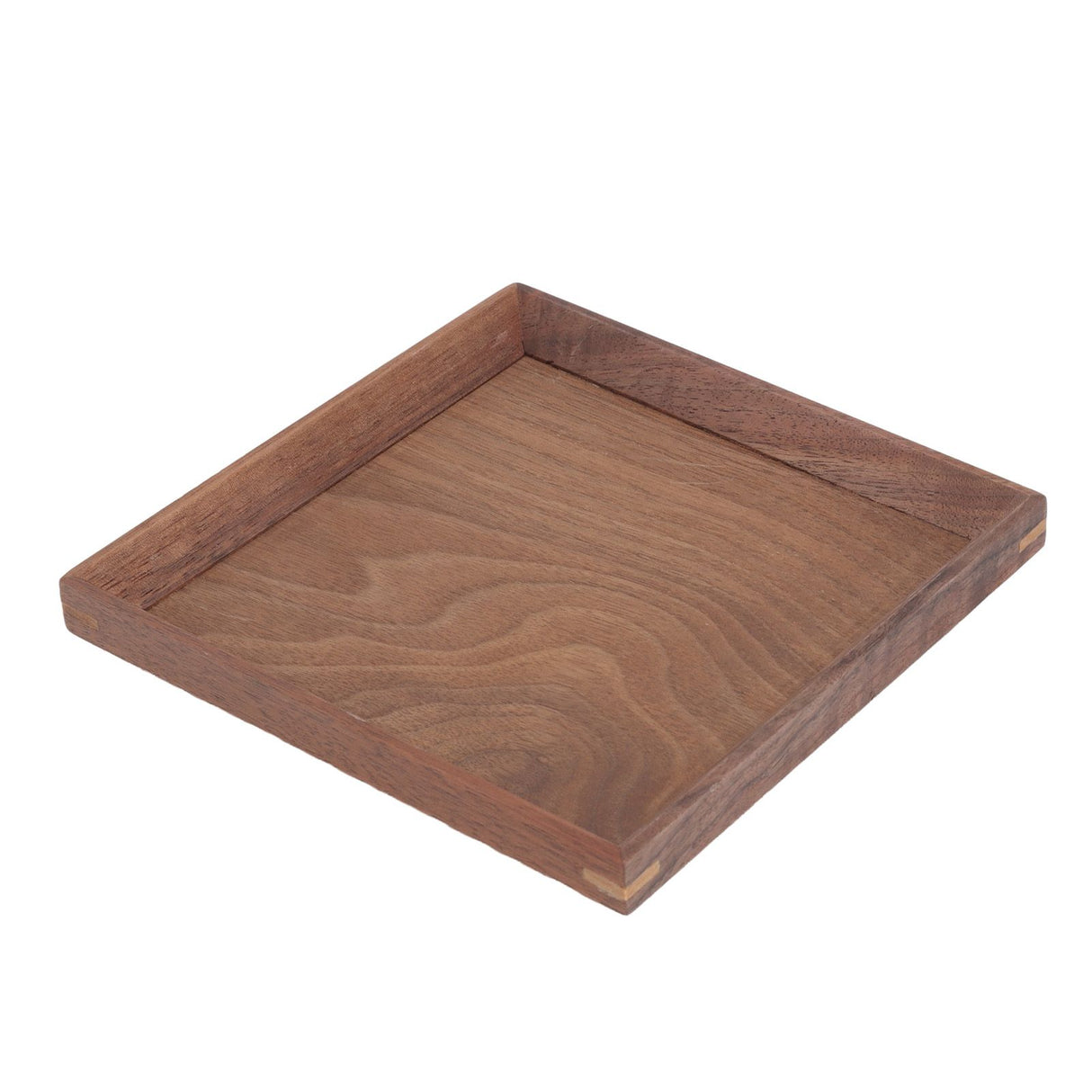 Black Walnut Tray Simple Fashion Serving Tray Serve Tea Fruit Cheese Wine Or Meals Small Square