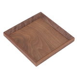 Black Walnut Tray Simple Fashion Serving Tray Serve Tea Fruit Cheese Wine Or Meals Small Square - 45-Degree Angle