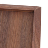 Black Walnut Tray Simple Fashion Serving Tray Serve Tea Fruit Cheese Wine Or Meals Small Square - Extra Image