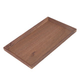 Black Walnut Tray Simple Fashion Serving Tray Serve Tea Fruit Cheese Wine Or Meals Small Rectangle