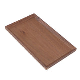 Black Walnut Tray Simple Fashion Serving Tray Serve Tea Fruit Cheese Wine Or Meals Small Rectangle