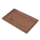 Black Walnut Tray Simple Fashion Serving Tray Serve Tea Fruit Cheese Wine Or Meals Small Rectangle