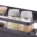 Refrigerator Magnetic Storage Shelf Organizer Strong Magnetic Spice Rack for Refrigerator B Style Single Layer