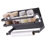 Refrigerator Magnetic Storage Shelf Organizer Strong Magnetic Spice Rack for Refrigerator B Style Single Layer
