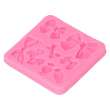 Silicone Mold Flexible Safe Odorless Baking Mold for DIY Cakes Fondant Chocolate Desserts - Side View