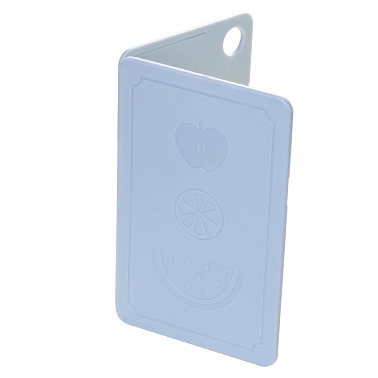 Foldable Kitchen Cutting Board Portable Plastic Fruit Chopping Board for Outdoor Picnic Camping Nordic Grey Blue 20x12.5x0.8cm