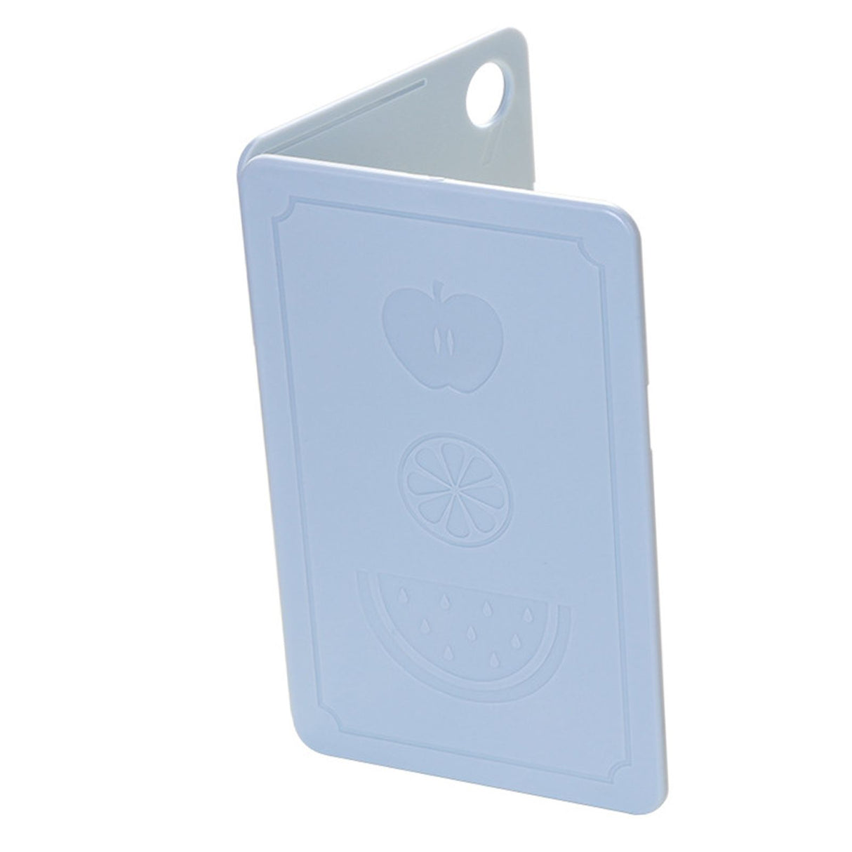 Foldable Kitchen Cutting Board Portable Plastic Fruit Chopping Board for Outdoor Picnic Camping Nordic Grey Blue 20x12.5x0.8cm