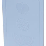 Foldable Kitchen Cutting Board Portable Plastic Fruit Chopping Board for Outdoor Picnic Camping Nordic Grey Blue 20x12.5x0.8cm