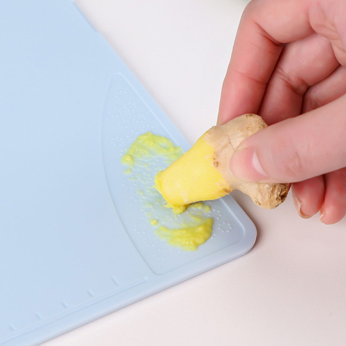 Foldable Kitchen Cutting Board Portable Plastic Fruit Chopping Board for Outdoor Picnic Camping Nordic Grey Blue 20x12.5x0.8cm