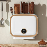 Wall Mounted Knife Holder Utensil Drying Rack Hot Air Circulation Knife Chopping Board Tableware Stand CN Plug 220V