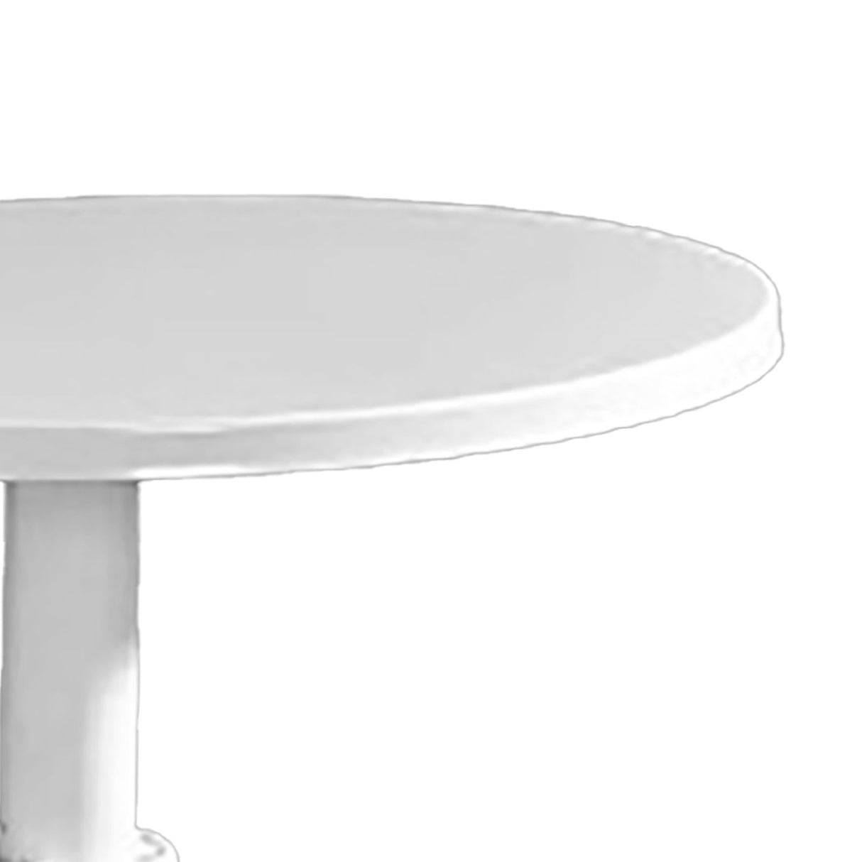 Metal Cake Stand European Style Anti Slip Round Cake Stand for Weddings Parties Anniversaries Medium White