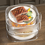 Insulation Vegetable Dish Cover Multifunctional Leftovers Cover Kitchen Table Dustproof Food Covers 2 Layers