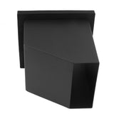 Coffee Knock Box Embedded Bottomless Coffee Knocking Slag Bucket Cafe Bar Powder Grounds Box Black - Front View