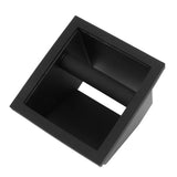 Coffee Knock Box Embedded Bottomless Coffee Knocking Slag Bucket Cafe Bar Powder Grounds Box Black - 45-Degree Angle