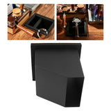 Coffee Knock Box Embedded Bottomless Coffee Knocking Slag Bucket Cafe Bar Powder Grounds Box Black