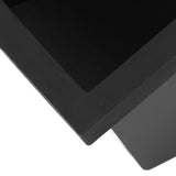 Coffee Knock Box Embedded Bottomless Coffee Knocking Slag Bucket Cafe Bar Powder Grounds Box Black