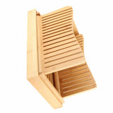Bamboo Foldable Bread Slicing Guide Toast Loaf Cutting Guide Slicing Maker Kitchen DIY Baking Pastry Tools