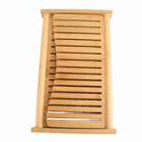 Bamboo Foldable Bread Slicing Guide Toast Loaf Cutting Guide Slicing Maker Kitchen DIY Baking Pastry Tools - Close-Up Angle