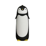 Water Bottle Penguin Design Heat Insulation 300ml Portable Water Cup for Outdoor Black - Top-Down View