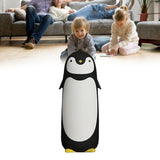 Water Bottle Penguin Design Heat Insulation 300ml Portable Water Cup for Outdoor Black - 45-Degree Angle