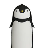 Water Bottle Penguin Design Heat Insulation 300ml Portable Water Cup for Outdoor Black - Close-Up Angle