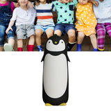Water Bottle Penguin Design Heat Insulation 300ml Portable Water Cup for Outdoor Black