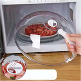 Microwave Oven Splatter Cover High Temperature Resistant Plastic Splash Guard Lid for Kitchen Upgrade Type