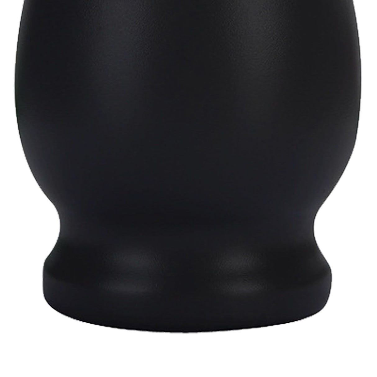 8oz 304 Stainless Steel Gourd Cup Double Layers Vacuum Insulation Cup with Straw Brush Black