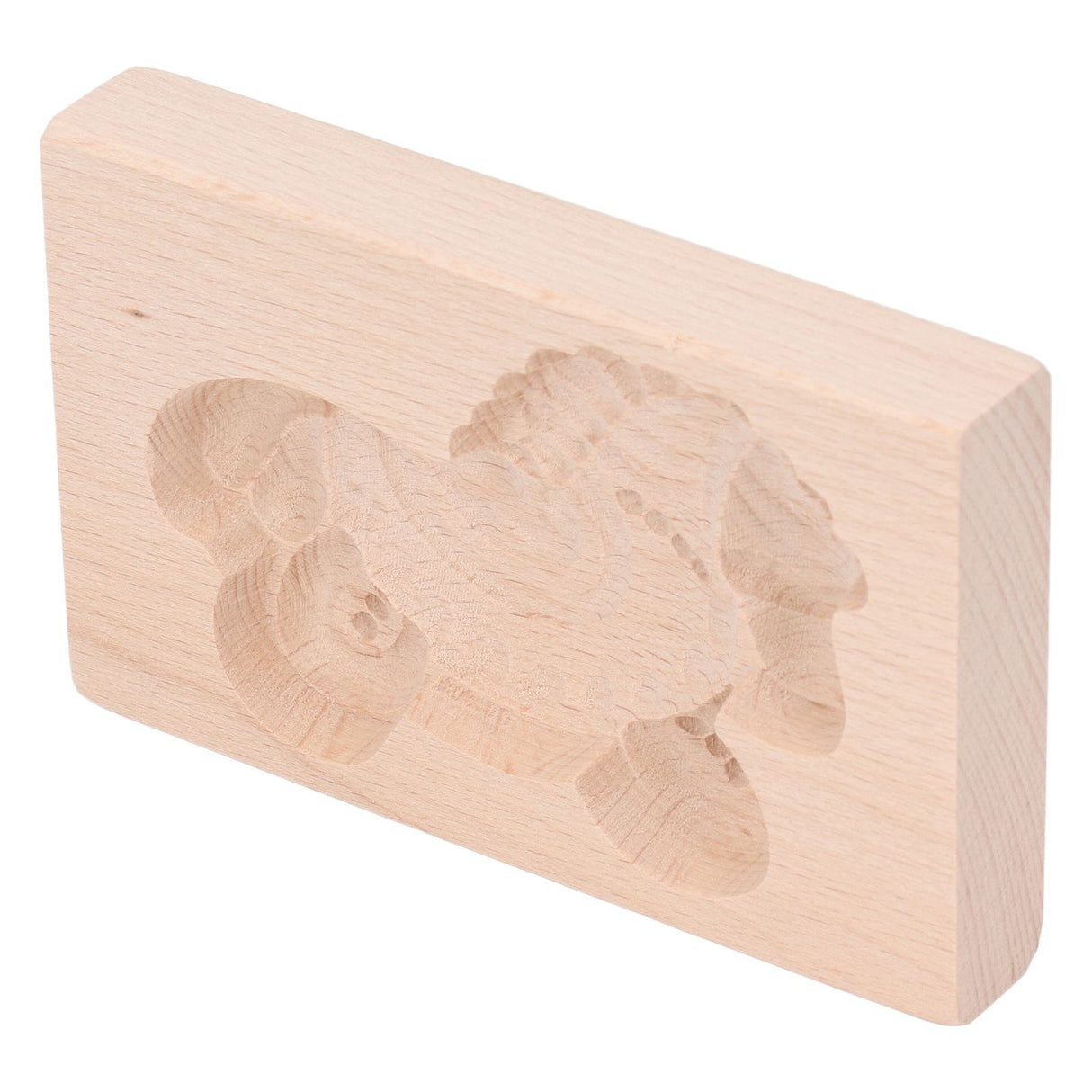 Animal Cookie Mold Lovely Vivid Wooden Biscuit Press Stamp Easy Demoulding Smoothly Cookie Mold Trojan Horse