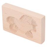 Animal Cookie Mold Lovely Vivid Wooden Biscuit Press Stamp Easy Demoulding Smoothly Cookie Mold Trojan Horse