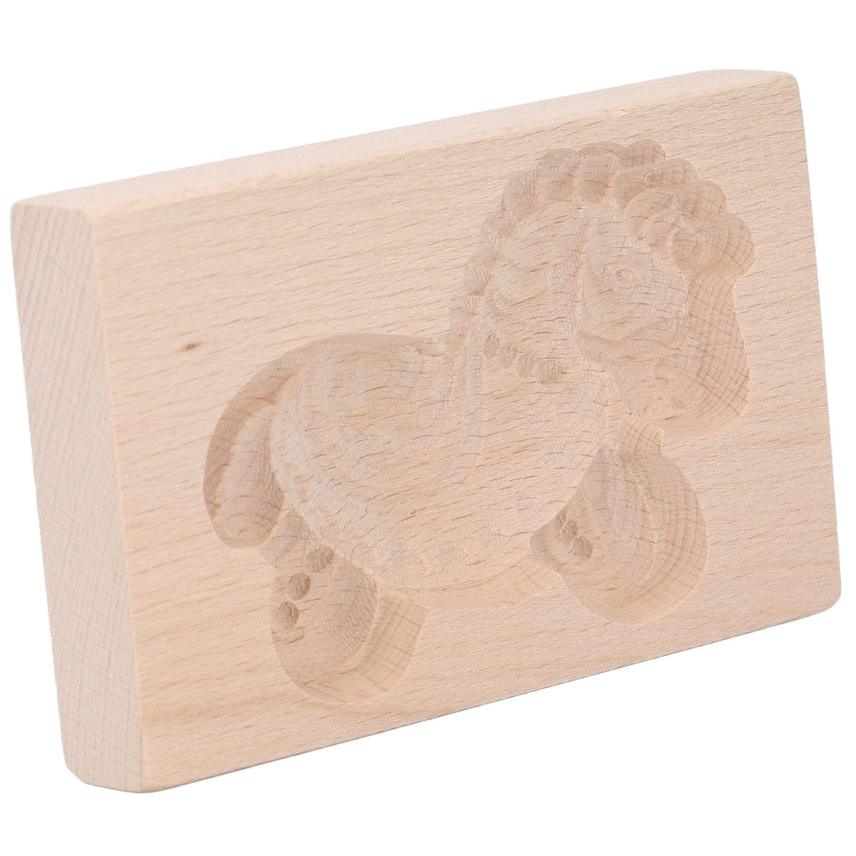 Animal Cookie Mold Lovely Vivid Wooden Biscuit Press Stamp Easy Demoulding Smoothly Cookie Mold Trojan Horse