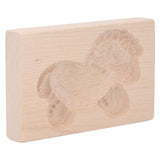 Animal Cookie Mold Lovely Vivid Wooden Biscuit Press Stamp Easy Demoulding Smoothly Cookie Mold Trojan Horse