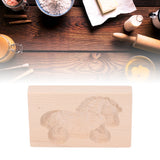 Animal Cookie Mold Lovely Vivid Wooden Biscuit Press Stamp Easy Demoulding Smoothly Cookie Mold Trojan Horse
