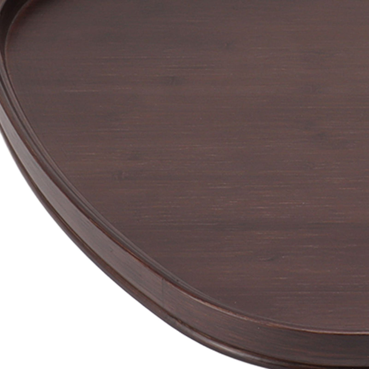 Wood Serving Tray Sturdy Bamboo Simple Elegant Triangular Multifunction Wooden Tea Tray for Cafe Office Dining Table Small