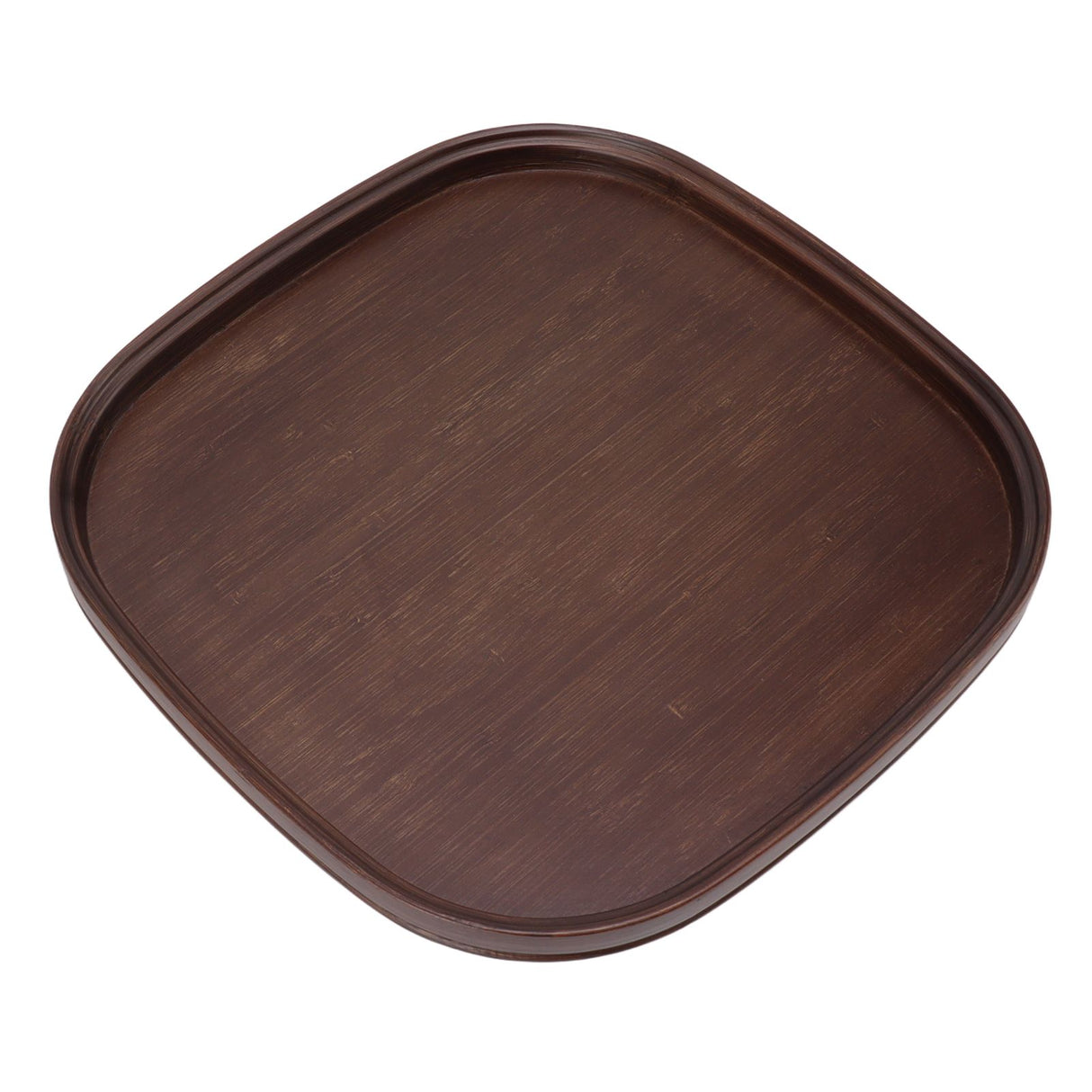 Tea Tray Bamboo Teaboard Refreshment Dried Fruit Teacup Serving Plate Walnut Wood Color L