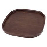 Tea Tray Bamboo Teaboard Refreshment Dried Fruit Teacup Serving Plate Walnut Wood Color L - 45-Degree Angle