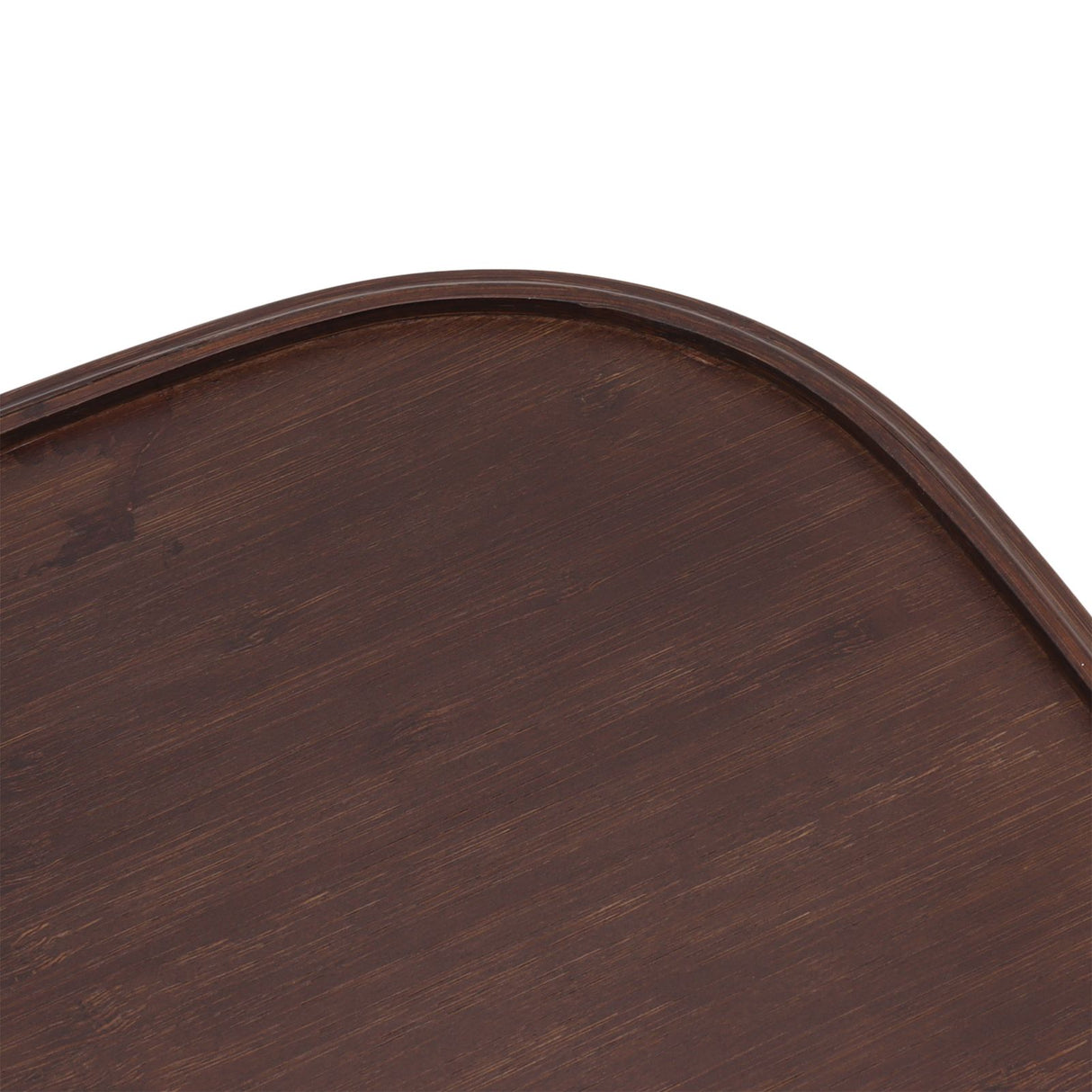 Tea Tray Bamboo Teaboard Refreshment Dried Fruit Teacup Serving Plate Walnut Wood Color L