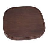 Tea Tray Bamboo Teaboard Refreshment Dried Fruit Teacup Serving Plate Walnut Wood Color L