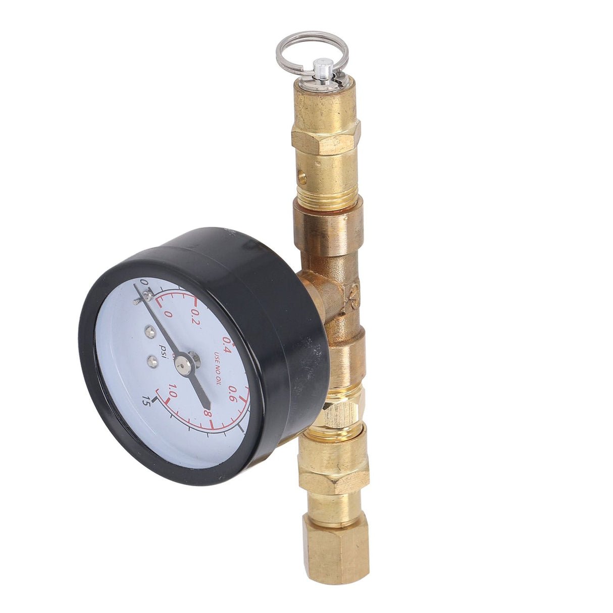 Beer Brew Spunding Valve Adjustable Pressure Relief Valve with Ball Lock Beer Brewing Equipment