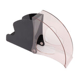 Coffee Filter Holder Storage Coffee Filter Paper Dispenser Rack with Dustproof Cover for Cafe Office Black - Front View