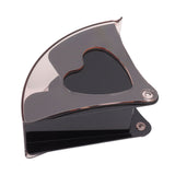 Coffee Filter Holder Storage Coffee Filter Paper Dispenser Rack with Dustproof Cover for Cafe Office Black - Close-Up Angle