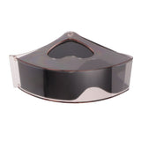 Coffee Filter Holder Storage Coffee Filter Paper Dispenser Rack with Dustproof Cover for Cafe Office Black