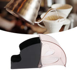 Coffee Filter Holder Storage Coffee Filter Paper Dispenser Rack with Dustproof Cover for Cafe Office Black - Extra Image