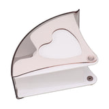 Coffee Filter Holder Storage Coffee Filter Paper Dispenser Rack with Dustproof Cover for Cafe Office White