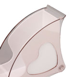 Coffee Filter Holder Storage Coffee Filter Paper Dispenser Rack with Dustproof Cover for Cafe Office White