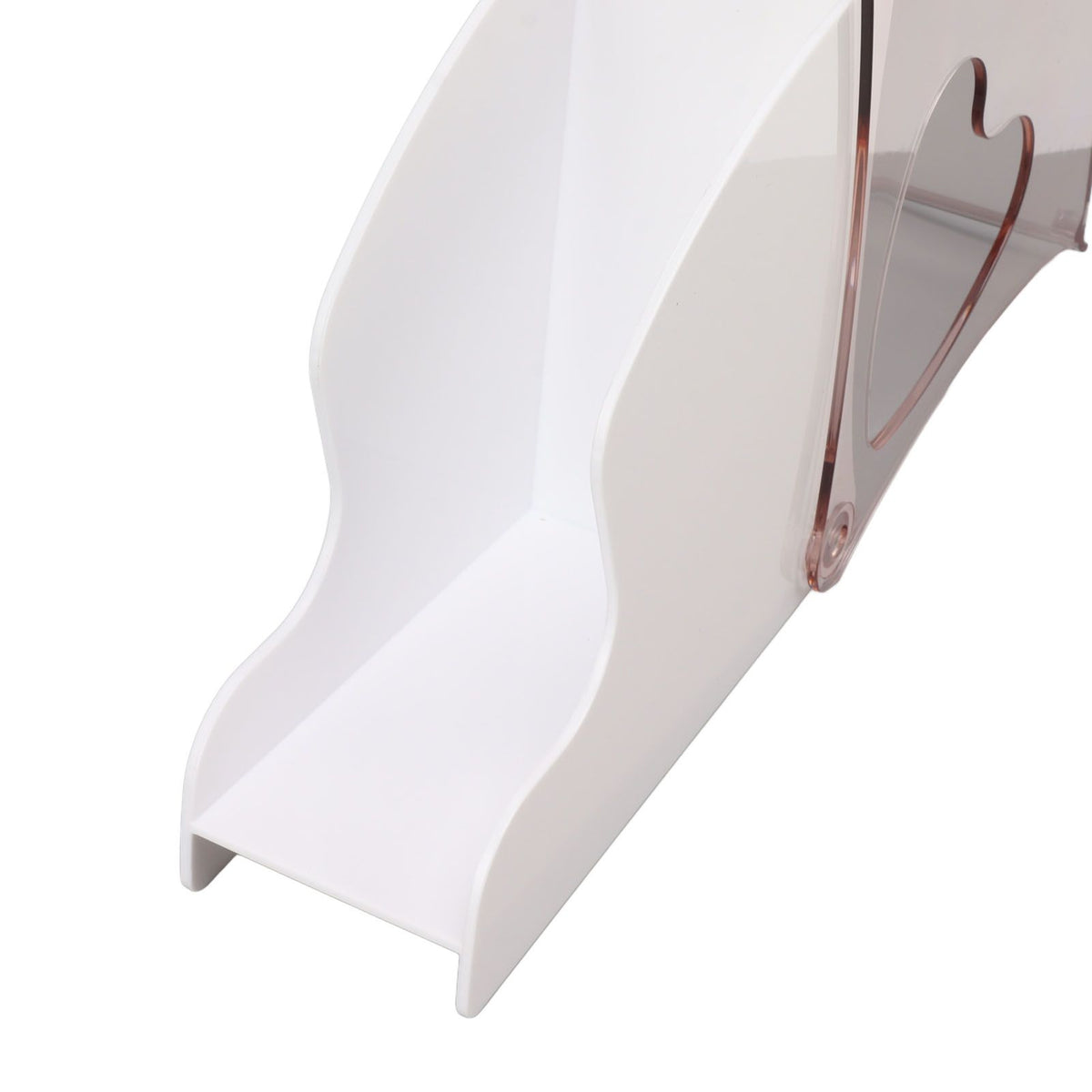 Coffee Filter Holder Storage Coffee Filter Paper Dispenser Rack with Dustproof Cover for Cafe Office White