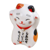 5Pcs Chopstick Racks Ceramic Cat Tableware Rest Mini Ceramic Kitten Ornaments Japanese Style